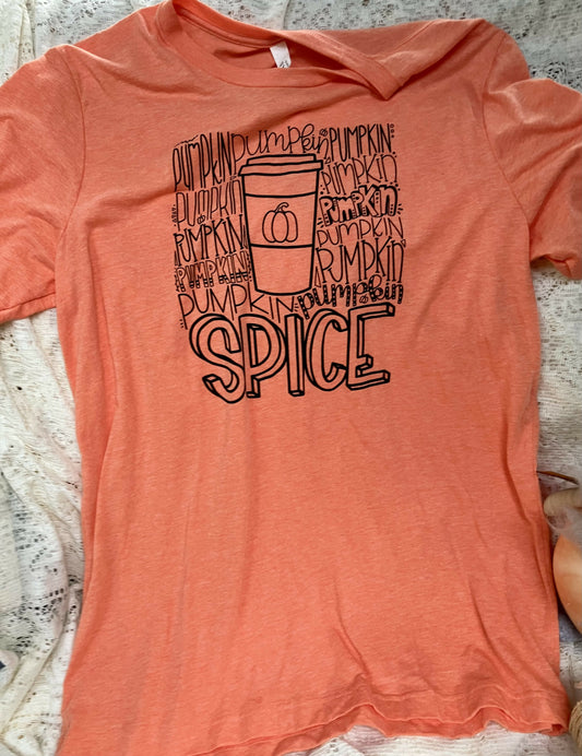 #1824 Pumpkin spice tee