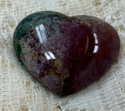 #3193 2" Ocean jasper heart
