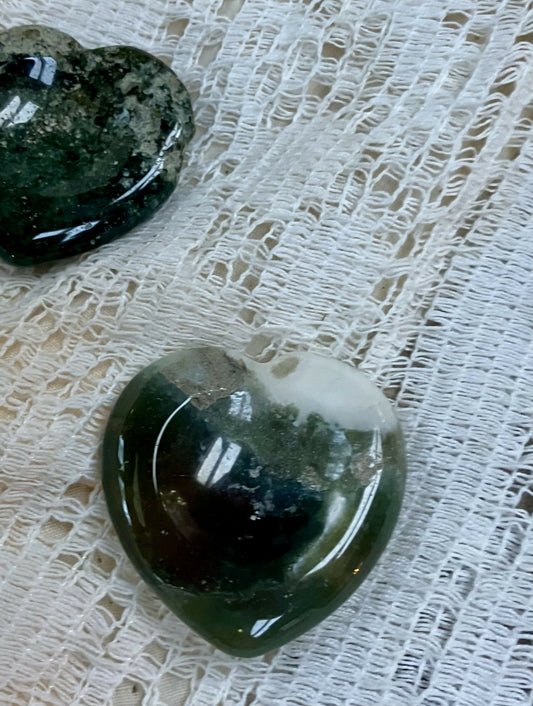 #3209 Heart worry stone