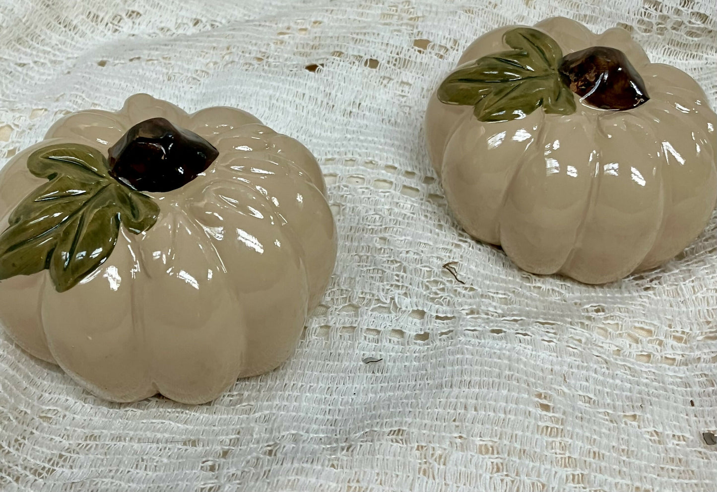 #74 Ceramic pumpkins