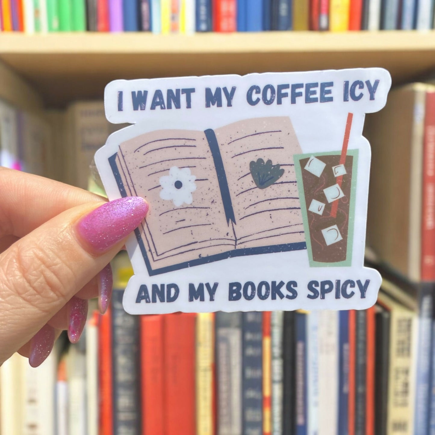 icy Spicy Book Sticker