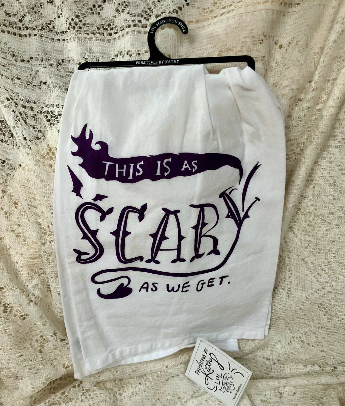 #3280 Towel -scary as we get