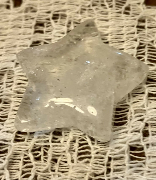 Clear quartz star #811
