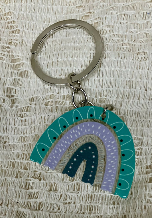 #2055 Rainbow keychain