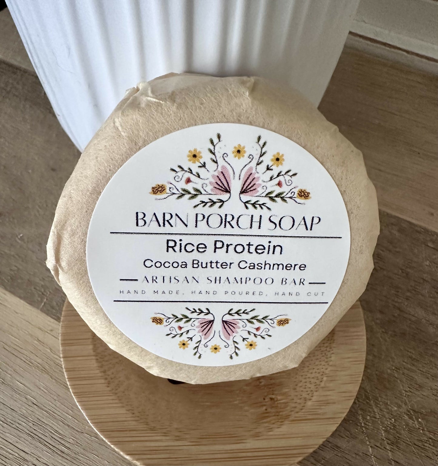 Shampoo Bar Rice Protein Cocoa Butter Cashmere