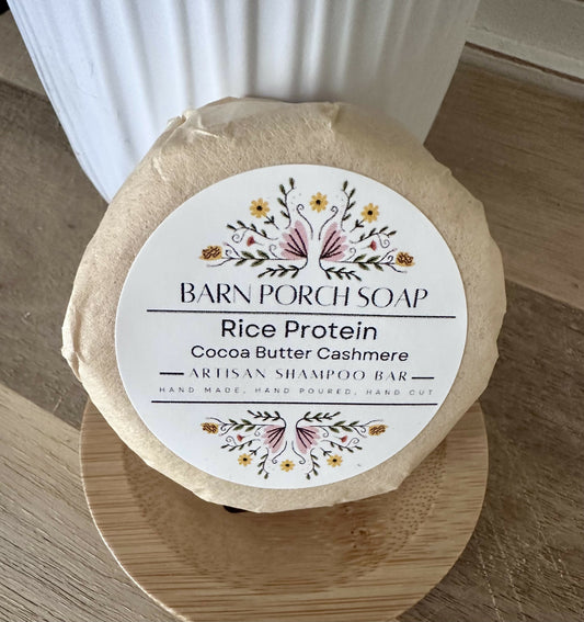 Shampoo Bar Rice Protein Cocoa Butter Cashmere