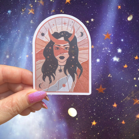 Moon Women BoHo Sticker