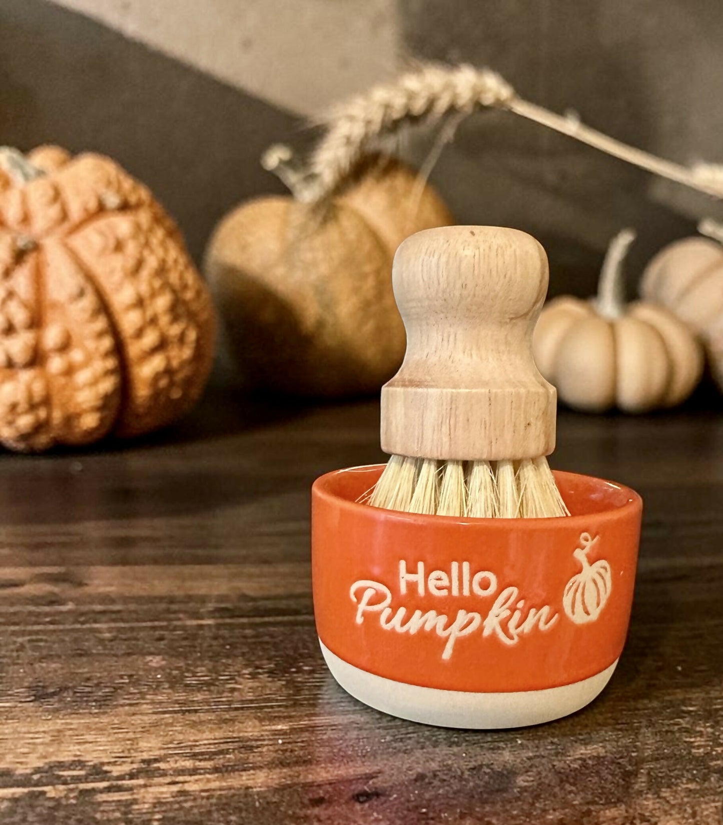 Hello pumpkin lemon dish soap