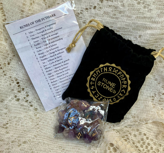 Chevron Amethyst rune set #2563