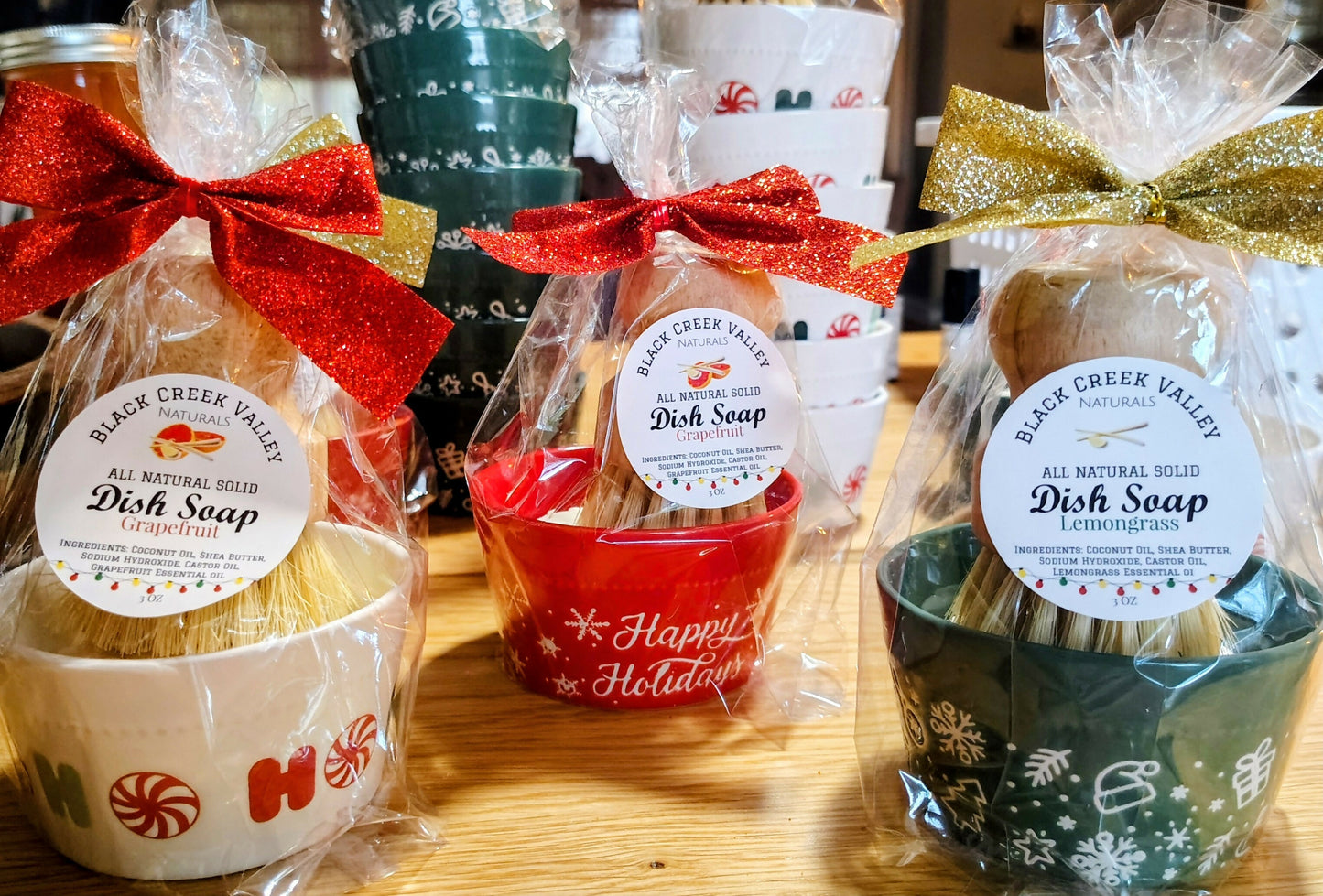 Holiday Dish Soap Set