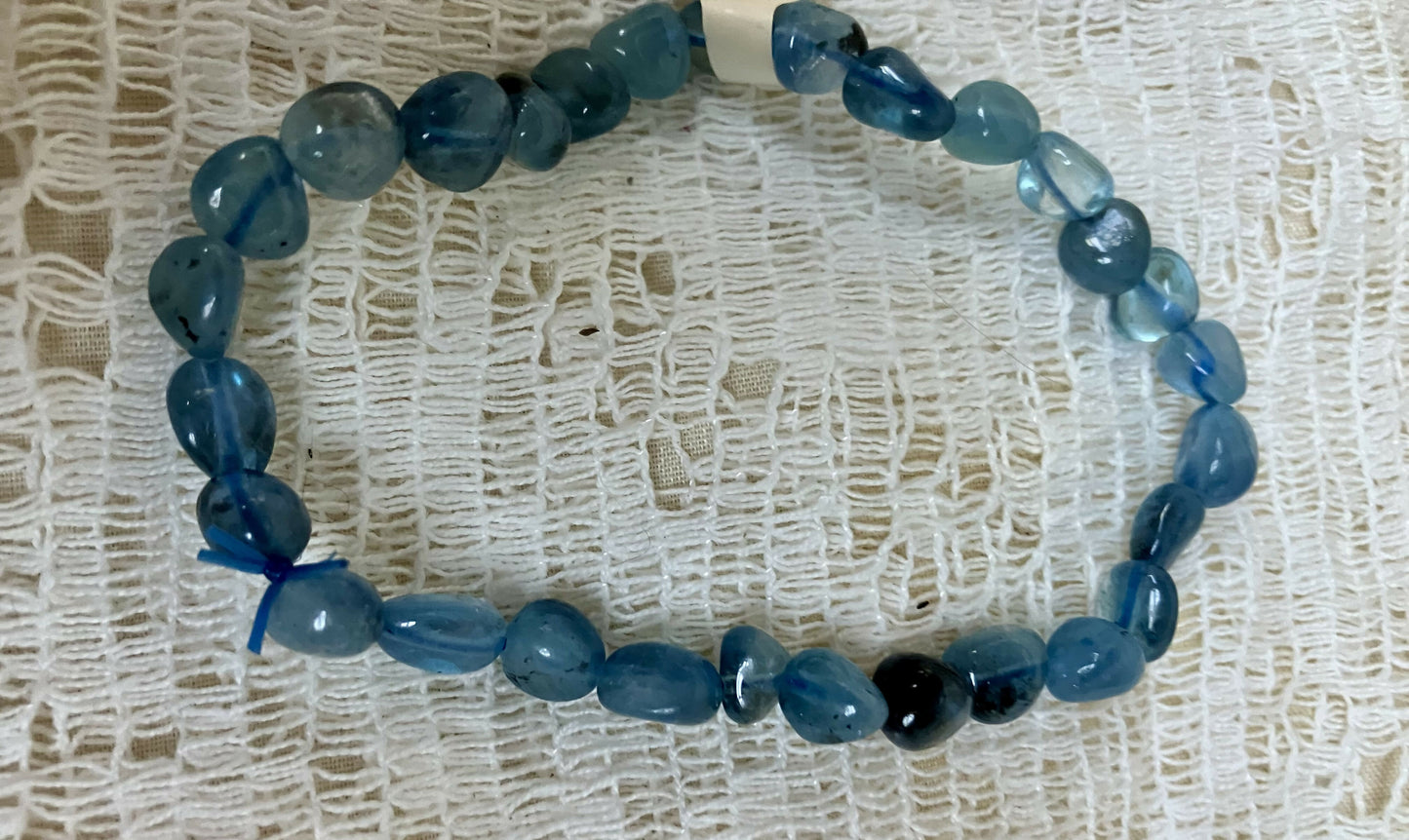 #3205 Kyanite crystal bracelet