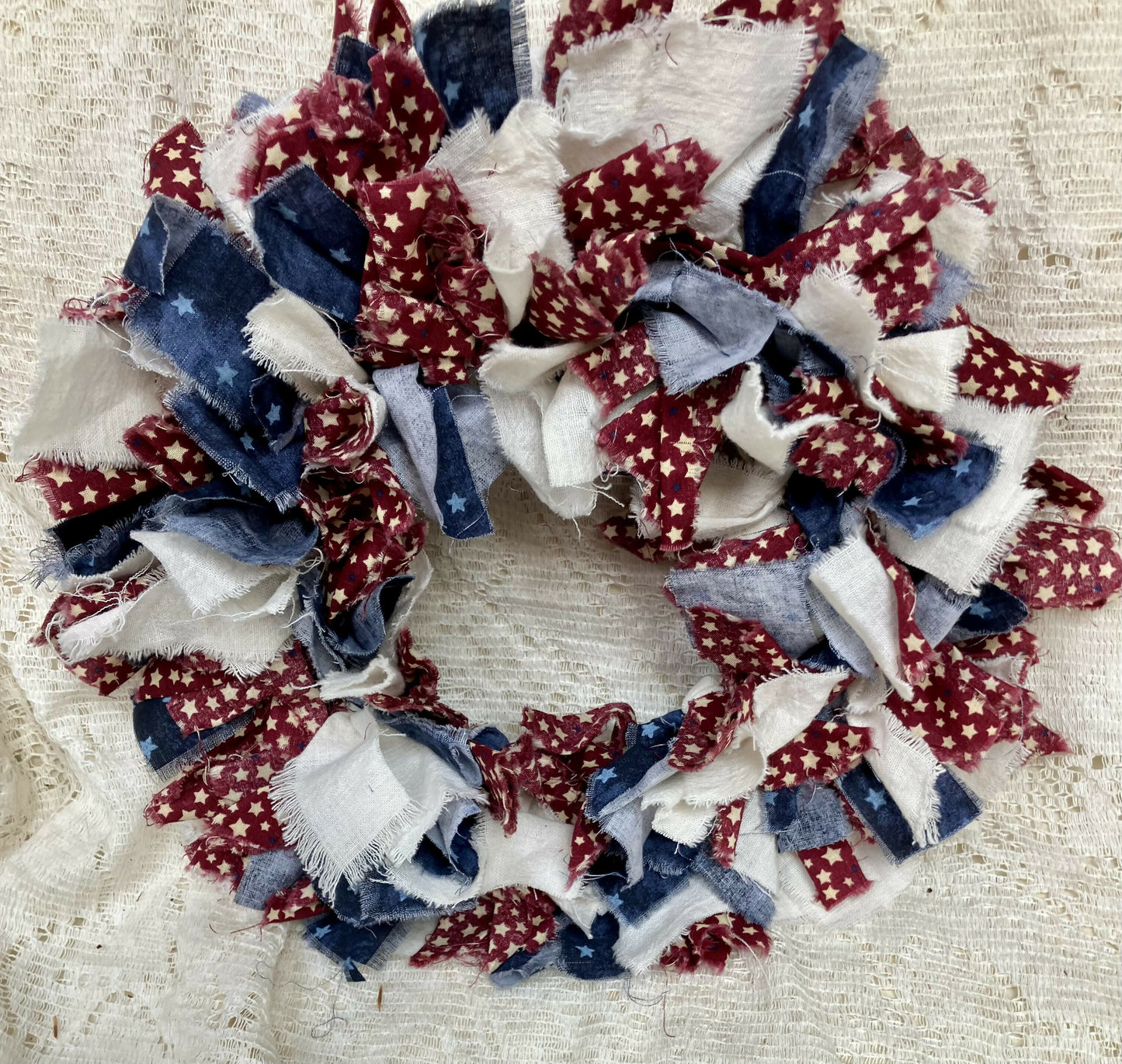 #2265 Rag wreath