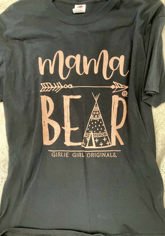 #3075 Tee Mama bear Lg