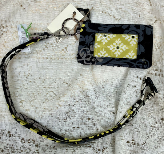 #2434 Vera Bradley id case& lanyard