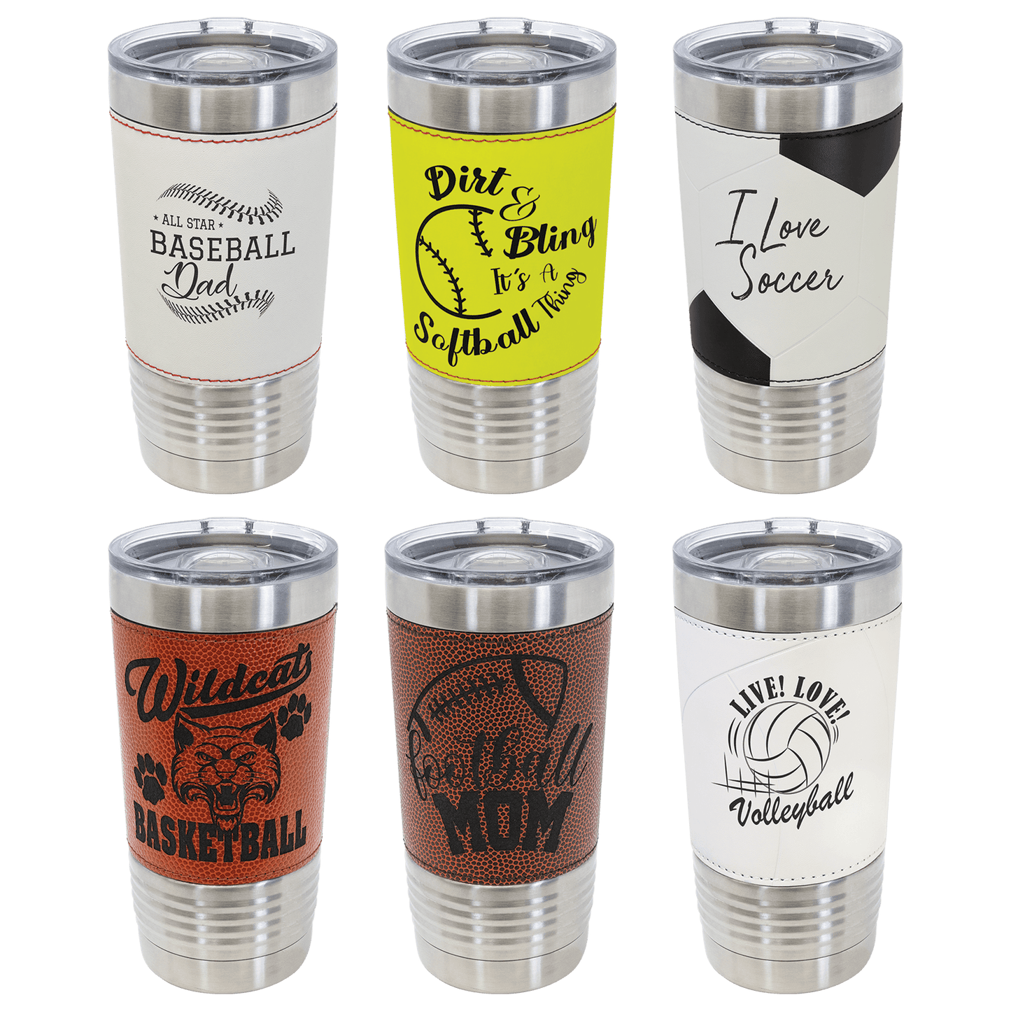 20oz Polar Camel Tumbler Leatherette Sports Tumbler