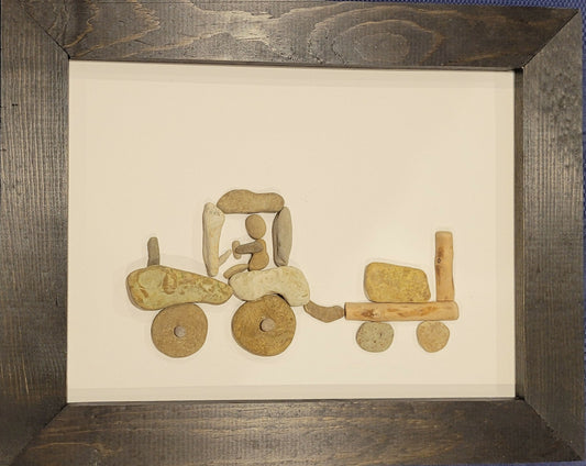 52 tractor and wagon 9x12