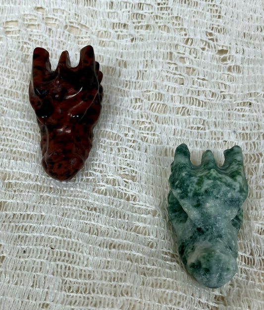 2276 Crystal 1 1/2" dragon head