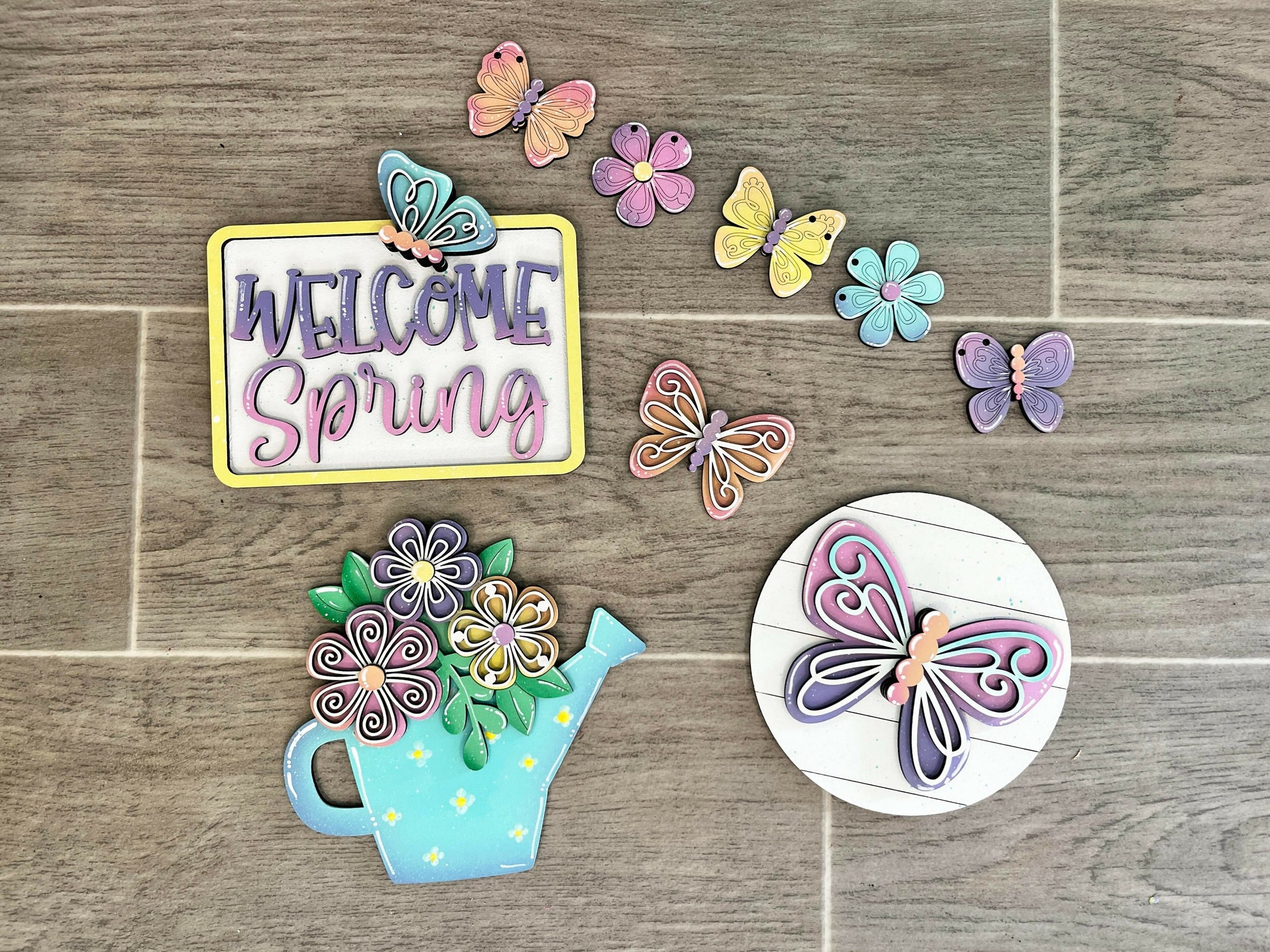spring butterfly qe. tt flat