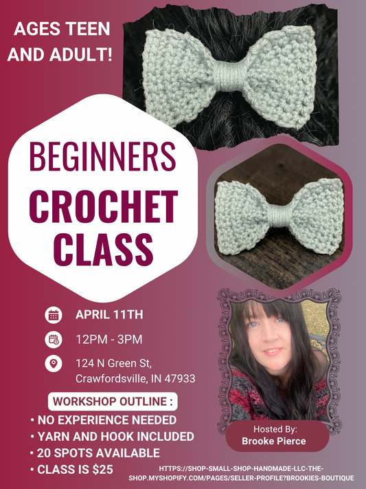 Beginners crochet class