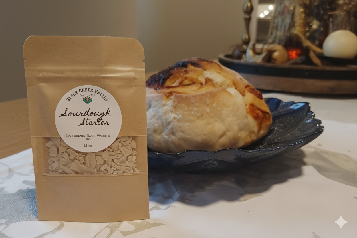 Dehydrated sourdough starter