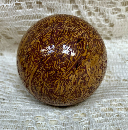 #3219 2" Calligraphy Jasper sphere 222 gr