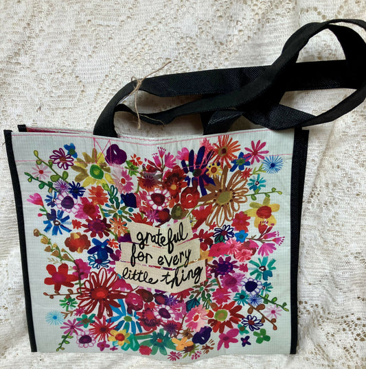 #1696 Natural life grateful reuseable bag