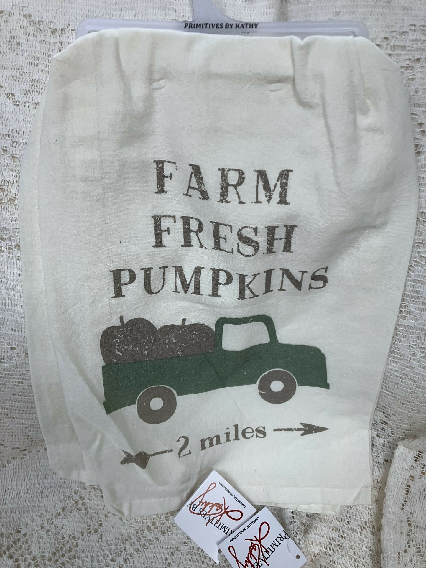 #3206 Pumpkin towel