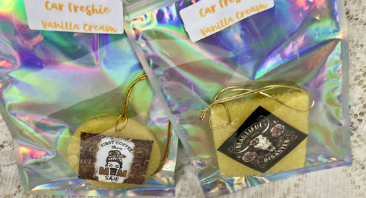 #1866 Vanilla cream car freshie