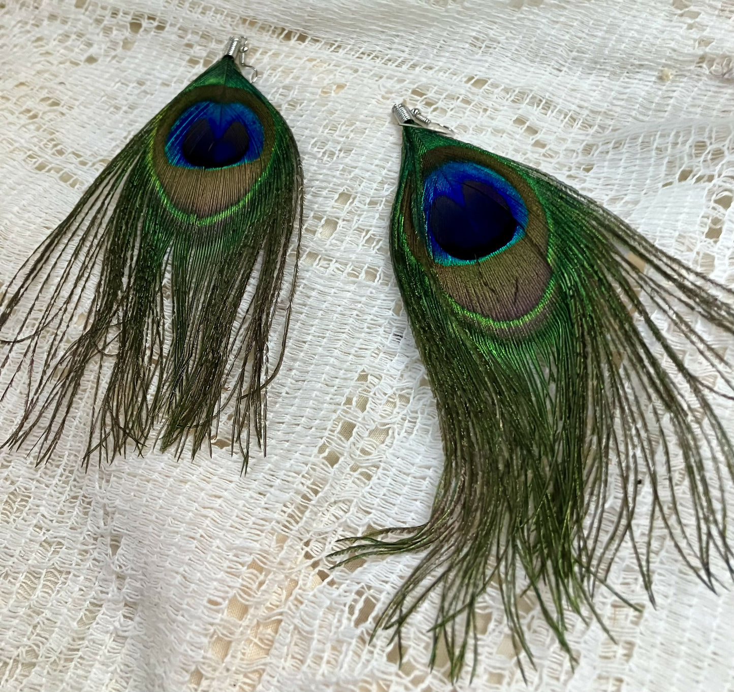 #3230 Peacock earrings