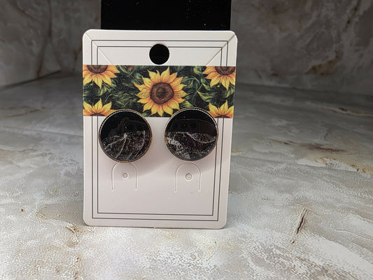 Midnight Galaxy Stud Earrings