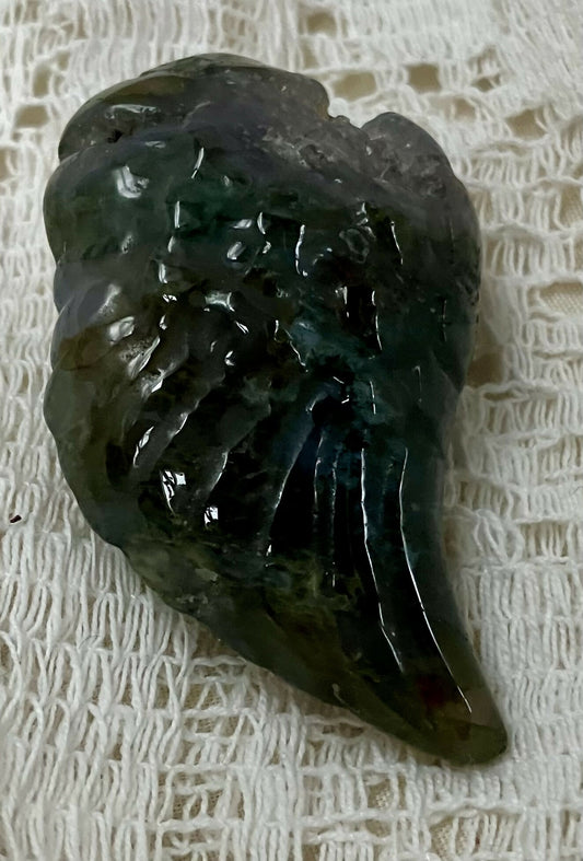 #3141 Crystal wing moss agate